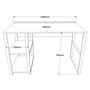 Hanah Home Mesa de estudio Ml8-A Pino Atlántico